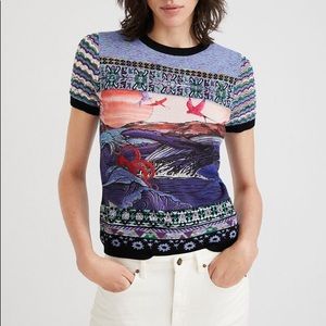 Desigual Japanese tricot T-shirt